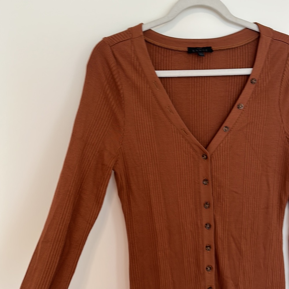 Revolve The Range Division Rib Button Front Midi … - image 4